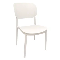 CHAISE PLASTIQUE ENFANT INTERIEUR EXTERIEUR BLANC