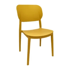 CHAISE PLASTIQUE ENFANT INTERIEUR EXTERIEUR 34X58X31CM JAUNE