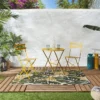 CHAISE PLIANTE CAMARGUE JAUNE SOLEIL