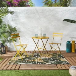 CHAISE PLIANTE CAMARGUE JAUNE SOLEIL