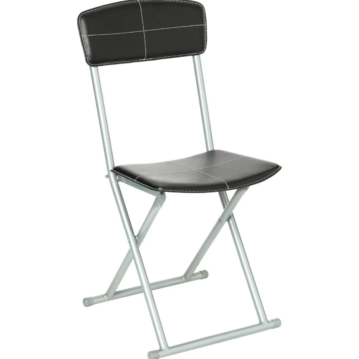CHAISE PLIANTE PVC NOIR