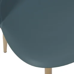 CHAISE SCANDINAVE BERGEN BLEU CANARD