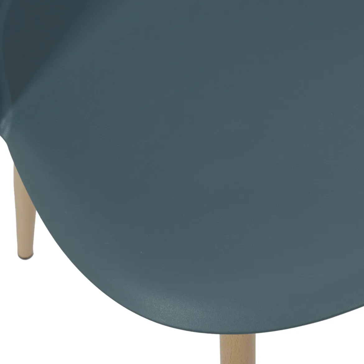 CHAISE SCANDINAVE BERGEN BLEU CANARD