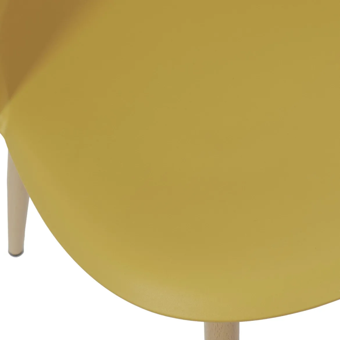 CHAISE SCANDINAVE BERGEN JAUNE MOUTARDE