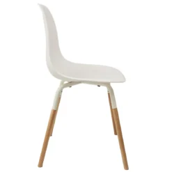 CHAISE SCANDINAVE PHENIX BLANC