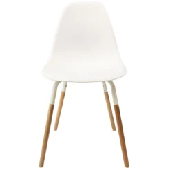 CHAISE SCANDINAVE PHENIX BLANC