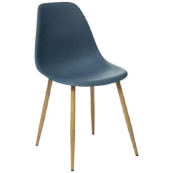 CHAISE TAHO PIED IMITATION CHENE NAVY