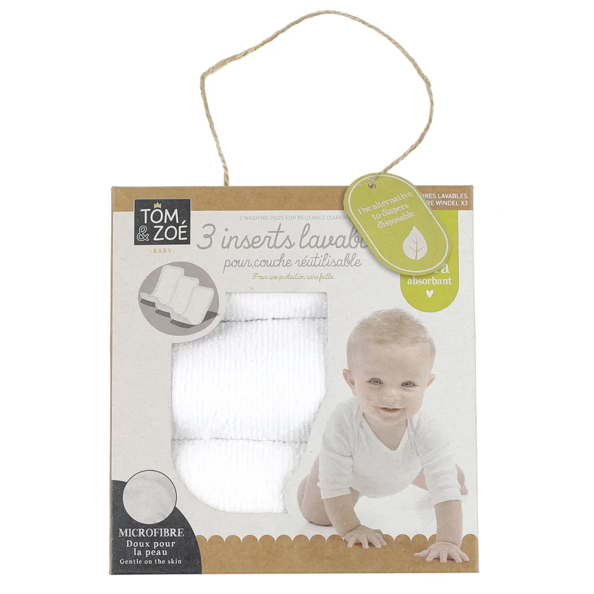 CHANGE DE COUCHE LAVABLE X3 PIECES
