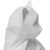 CHAT RESINE ORIGAMI DELIA H.20CM