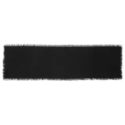 CHEMIN DE TABLE MAHA NOIR 38X140CM