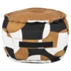 CHESTER POUF ROND 40X30CM MULTICOLORE