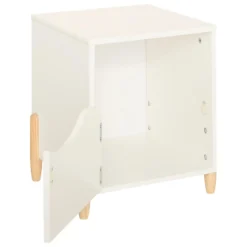 CHEVET DOUCEUR ORGANIQUE BLANC D.35.5X33X40CM