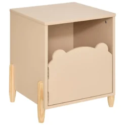 CHEVET DOUCEUR OURSON BEIGE D.35.5X33X40CM