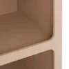 CHEVET 2 NICHES SOLEYA BEIGE D.40X30X55CM