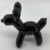CHIEN CERAMIQUE THEO NOIR H.13.5CM