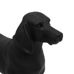 CHIEN RESINE BE VINTAGE NOIR L.40CM