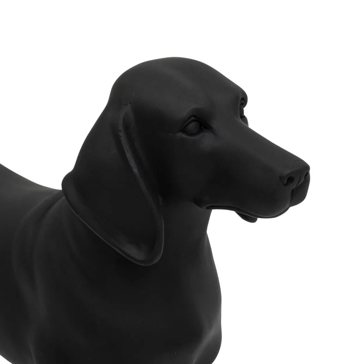 CHIEN RESINE BE VINTAGE NOIR L.40CM