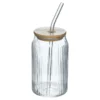 CHOPE BAMBOU AVEC PAILLE VERRE LINE 50CL