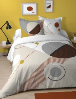 CHROMA HOUSSE COUETTE 240X220CM ET 2 TAIES 63X63CM COTON