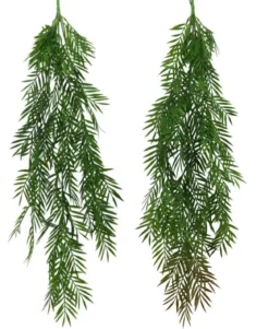 CHUTE DE BAMBOU PLASTIQUE 77 FEUILLES H.80CM