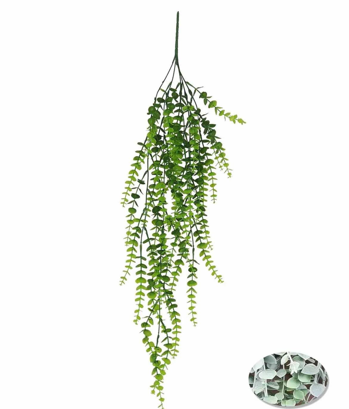 CHUTE EUCALYPTUS PLASTIQUE H.84CM VERT