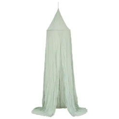 CIEL DE LIT DOUBLE GAZE COTON VERT