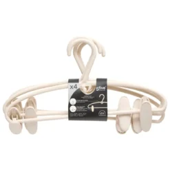CINTRE PLASTIQUE HANG CLIP X4 PIECES