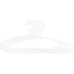 CINTRE PLASTIQUE X 6 PIECES BLANC