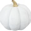 CITROUILLE POLYRESINE BLANCHE 17.2X17.1X14.7CM