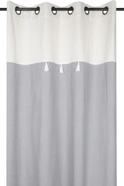 CLEMENCE RIDEAU 140X260 OEIL GRIS