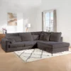 COBRA CANAPE ANGLE DROIT GRIS FONCE POSO 034