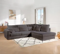 COBRA CANAPE ANGLE DROIT GRIS FONCE POSO 034