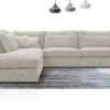 COBRA CANAPE ANGLE GAUCHE BEIGE LINCOLN 83