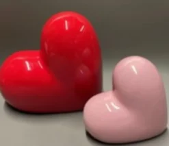 COEUR DECO CERAMIQUE LOVE ROUGE