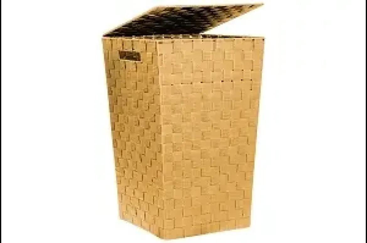 COFFRE LINGE SANGLE CURRY