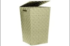 COFFRE LINGE SANGLE KAKI