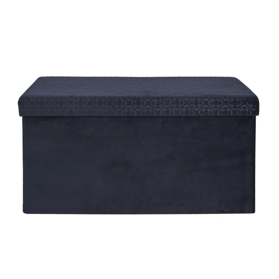 COFFRE BANC PLIABLE RETRO BLEU NUIT
