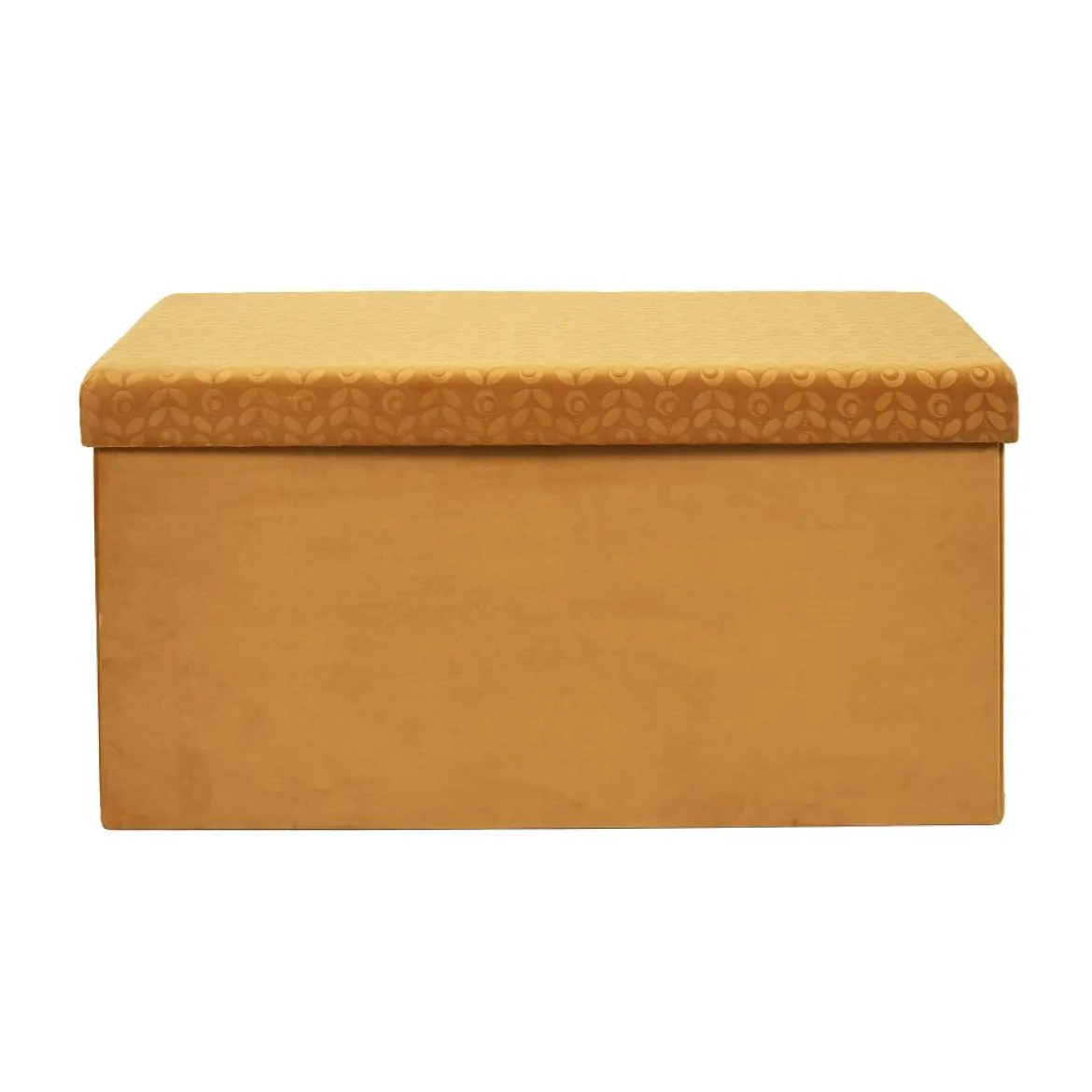 COFFRE BANC PLIABLE RETRO MOUTARDE