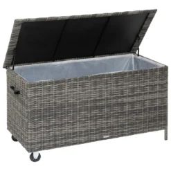 COFFRE BAYANA TERRE D OMBRE D.199X99X108CM