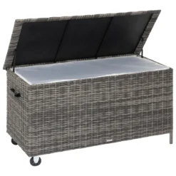 COFFRE BAYANA TERRE D OMBRE D.199X99X108CM