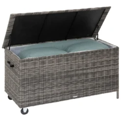 COFFRE BAYANA TERRE D OMBRE D.199X99X108CM