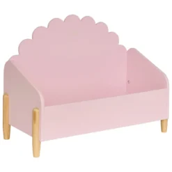 COFFRE DOUCEUR FLEUR ROSE D.61X28.5X44.2CM