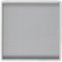 COFFRE POUF PLIABLE COMPATIBLE BRIQUE GRIS