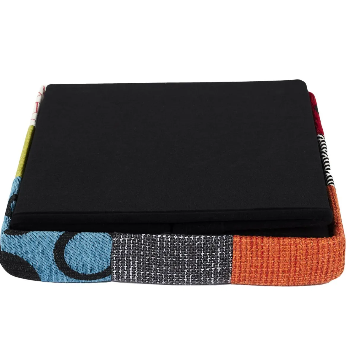 COFFRE POUF PLIABLE PATCHWORK