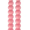 COFFRET 2 BOUGIES BOULES ROSES 3.5X23CM