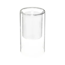 COFFRET 3 BOUGIES DOUBLE VERRE LED