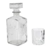 COFFRET CARAFE WHISKY ET VERRE X4 PIECES