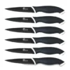 COFFRET 6 COUTEAUX LAMES ANTI ADHERENTES NOIRES