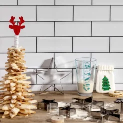 COFFRET DESSERT SAPIN NOEL ETOILES