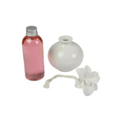 COFFRET DIFFUSEUR ET FLEUR CERAMIQUE 100ML ORCHIDEE
